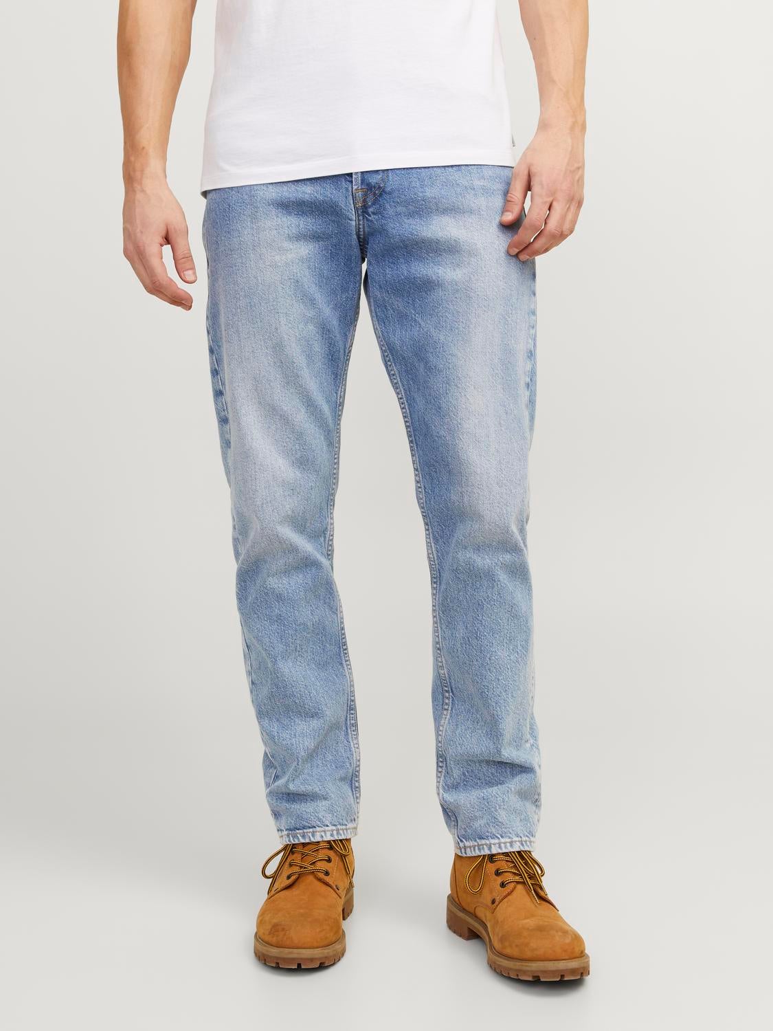 Buy JACK AND JONES Mens Slim Fit Heavy Wash Distressed Jeans | Shoppers Stop